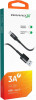 Grand-X USB-type C 3A 1m CU Fast Сharge Black защита - ткан оплетка (FC-03) - зображення 2