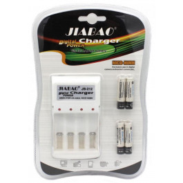 X-Balog Зарядний пристрій з акумуляторами ААА (4 шт) Jiabao Digital Charger JB-212