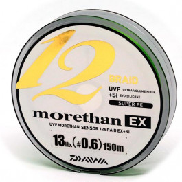Daiwa UVF Morethan Sensor 12 Braid EX+Si #1.2 / 0.185mm 150m 12.25kg