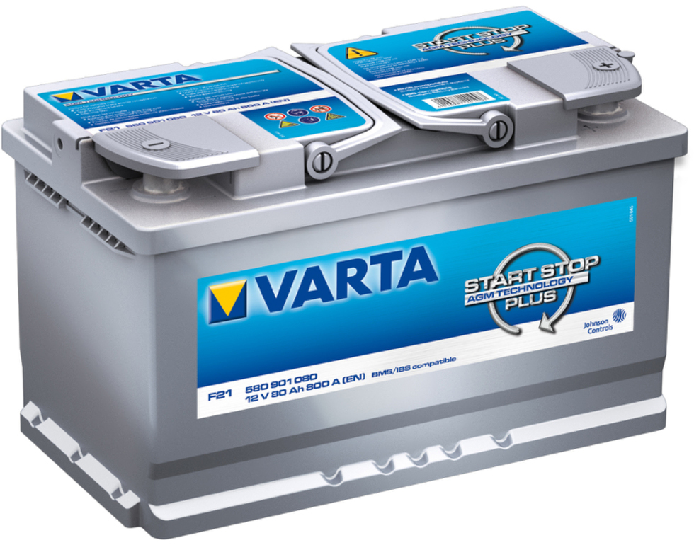 Varta 6СТ-80 Silver Dynamic AGM F21 (580901080) купить в интернет