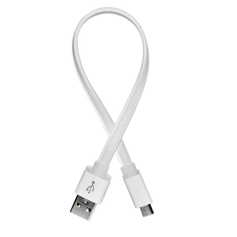 ColorWay USB2.0 AM/Micro-BM White 0.25m (CW-CBUM-MUM25W) - зображення 1