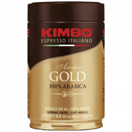 Kimbo Aroma Gold 100% Arabica молотый ж/б 250г (8002200102128)