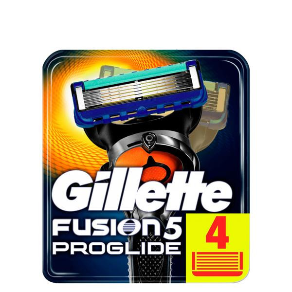 Gillette Змінні касети (леза)  Fusion Proglide 4 шт. 7702018977857 - зображення 1