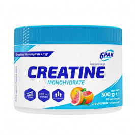6PAK Nutrition Creatine Monohydrate 300 g /50 servings/ Grapefruit