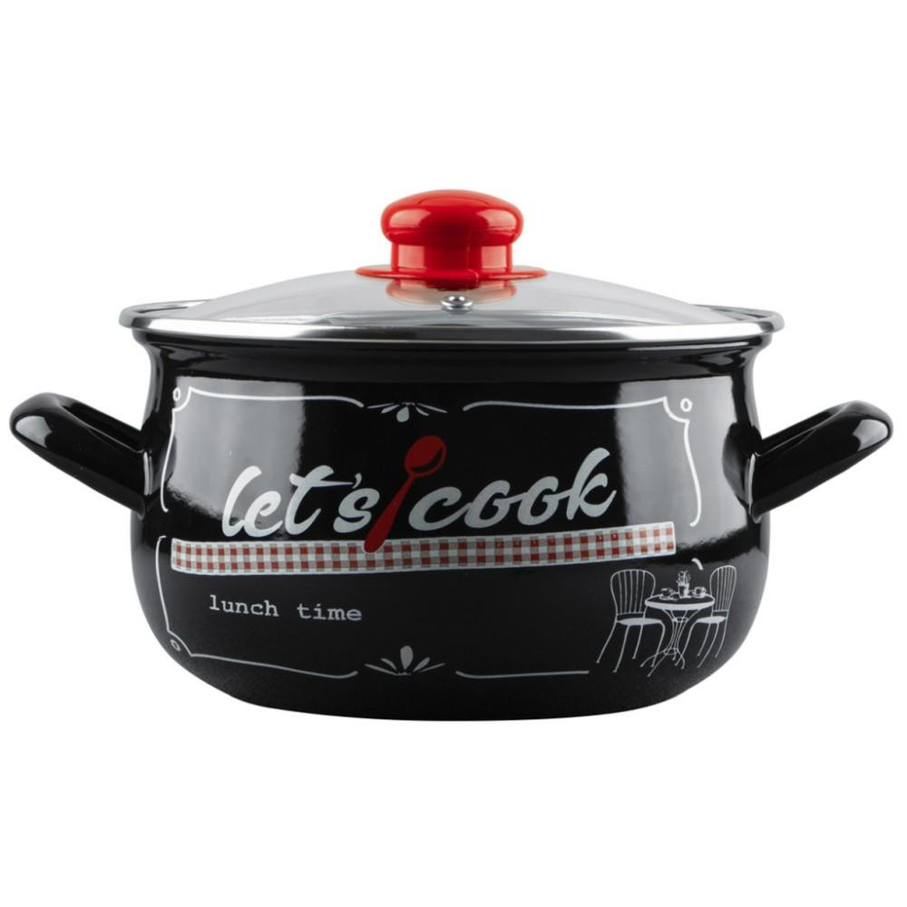 GUSTO Lets Cook Black 20 см 4.0 л (GT-T-120-LCB) - зображення 1