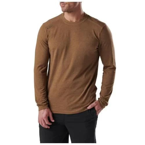 5.11 Tactical Кофта-лонгслів  PT-R Charge 2.0. Колір battle brown heather. Розмір XL (82136-285/XL) - зображення 1