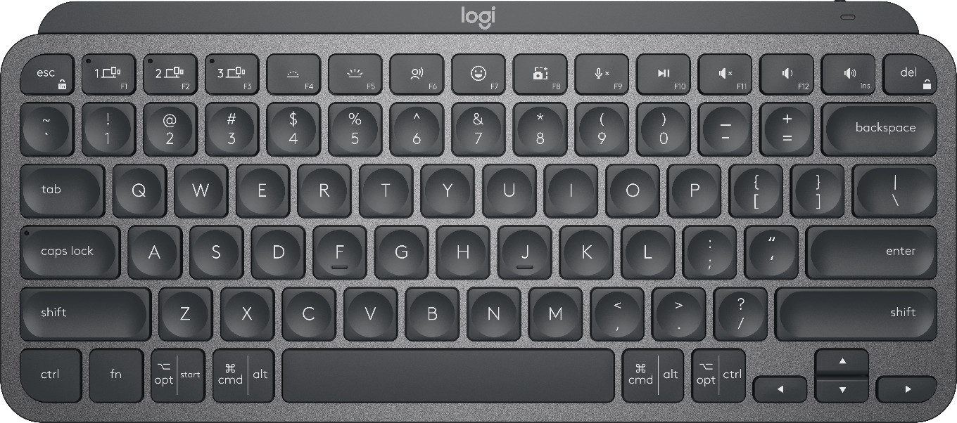 Logitech MX Keys Mini Illuminated Graphite (920-010388) - зображення 1