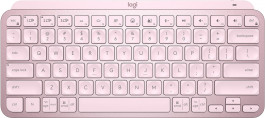 Logitech MX Keys Mini Illuminated TKL Wireless Bluetooth Scissor Keyboard Rose (920-010474)