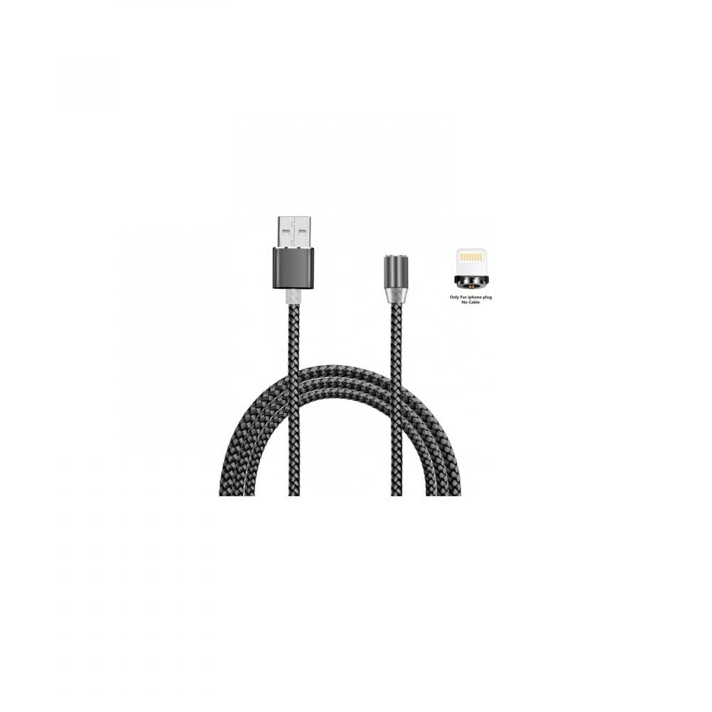 XoKo USB Cable to Lightning Magneto 1.2m Grey (SC-355i MGNT-GR) - зображення 1