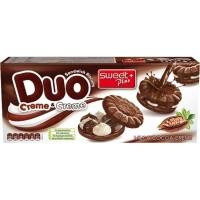 Sweet Plus Печиво  DUO з молочним кремом, какао-кремом та какао-молочною глазур’ю 150 г (1110308)