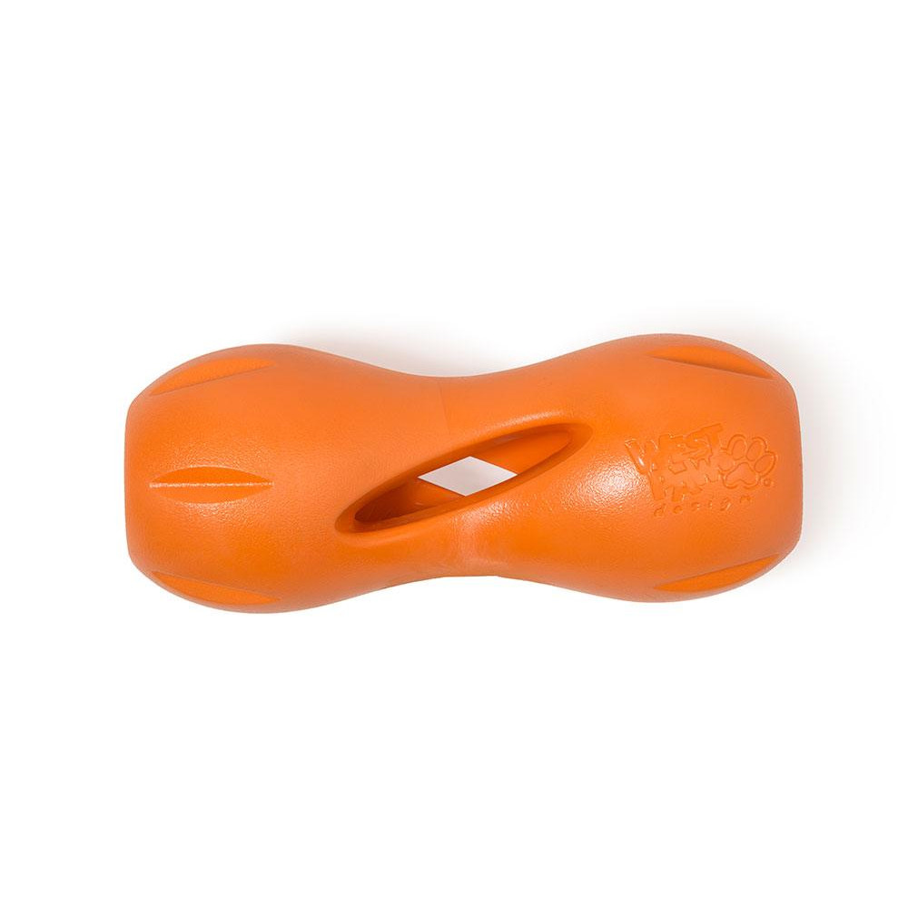 West Paw Іграшка для собак  Quizl Treat Toy помаранчева, 17 см (0747473757368) - зображення 1