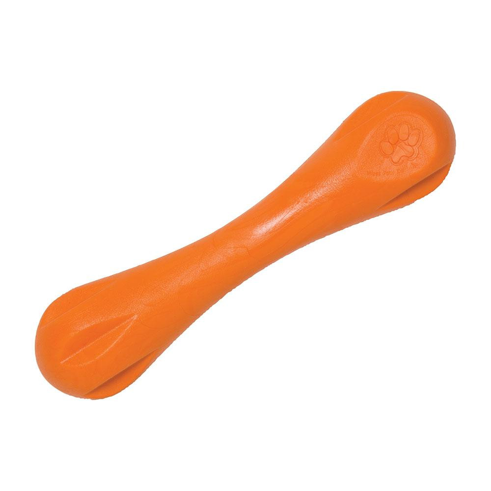 West Paw Іграшка для собак  Hurley Dog Bone помаранчева, 21 см (0747473621102) - зображення 1