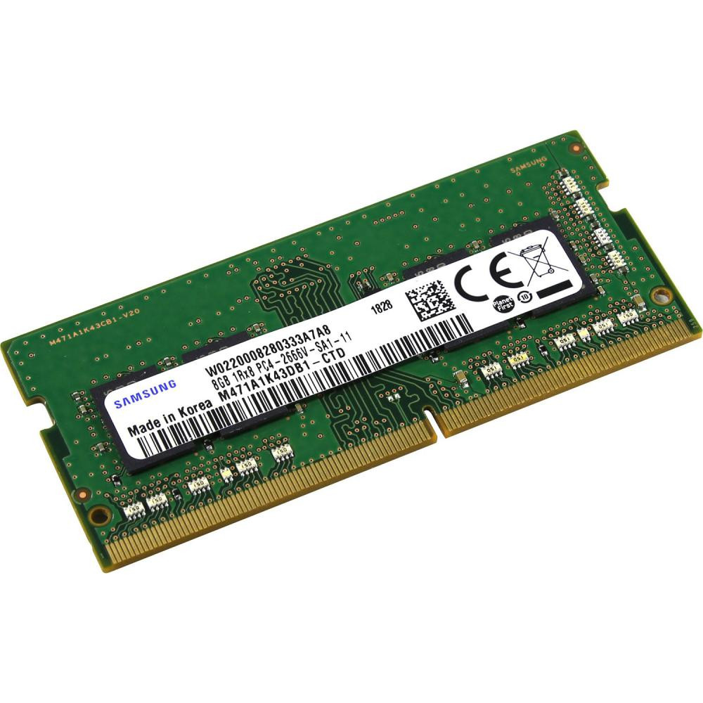 Samsung 8 GB SO-DIMM DDR4 2666 MHz (M471A1K43DB1-CTD) - зображення 1