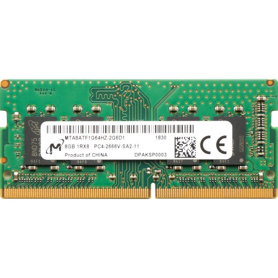 Micron 8 GB SO-DIMM DDR4 2666 MHz (MTA8ATF1G64HZ-2G6D1) - зображення 1