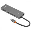 HiSmart USB-C to 1xHDMI, 2xUSB3.0, SD/TF (CA913459) - зображення 1