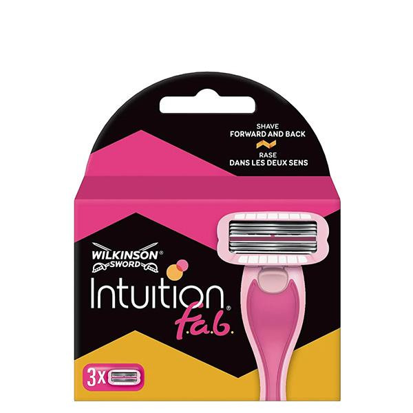 Wilkinson Sword Змінні касети (леза)  Intuition f.a.b. 3 шт. - зображення 1