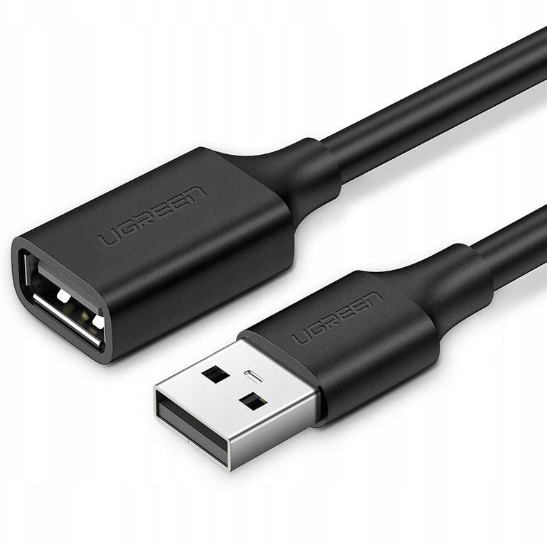 UGREEN US103 USB-A to USB-A 1m Black (10314) - зображення 1