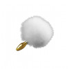 UPKO Анальна пробка  Rabbit Fur Bunny Tail Small Butt Plug (U64231) - зображення 4