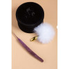 UPKO Анальна пробка  Rabbit Fur Bunny Tail Small Butt Plug (U64231) - зображення 6