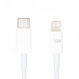PowerPlant USB-C - Lightning 12W White 1м (CA913275)