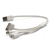 PowerPlant USB 2.0 AM - Mini, Micro, Lightning, I-Pod, 0.3м (KABUSBALL) - зображення 1