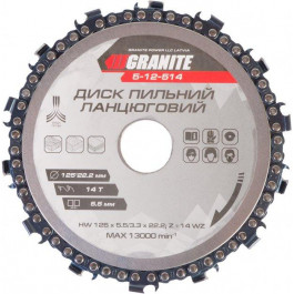 Granite 125x22,2 Z14 5-12-514