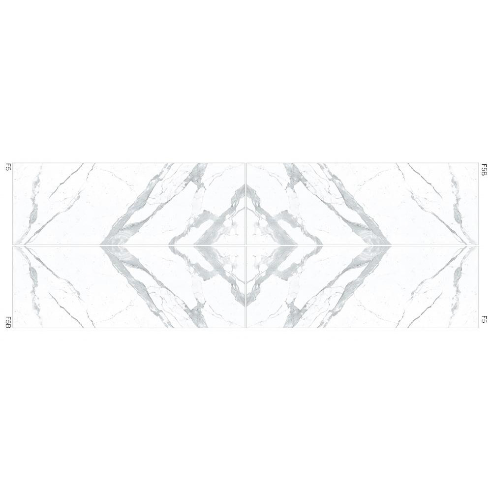 Laminam I Naturali Bianco Statuario Venato Lucidato B. M 100x300x5 - зображення 1