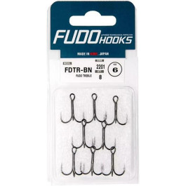 FUDO Hooks Treble BN / 2201 / №6 / 8pcs