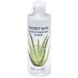 Secret Skin Увлажняющий тонер для лица с экстрактом алоэ  Aloe Hydration Toner 250 мл (8809540516673)