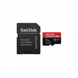 SanDisk 1 TB microSDXC UHS-I U3 Extreme Pro + SD Adapter SDSQXCD-1T00-GN6MA