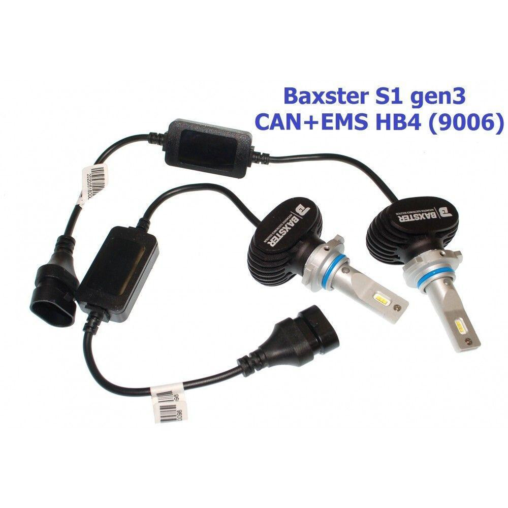 Baxster S1 gen3 HB4 (9006) 5000K CAN+EMS - зображення 1