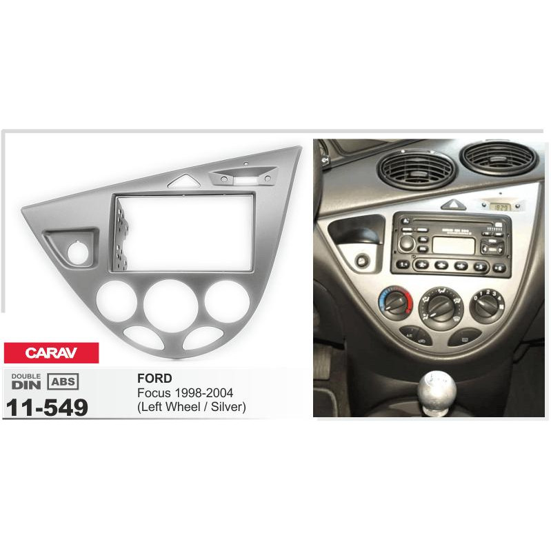 Carav 11-549 Ford Focus 98-04 (Left Wheel / Silver) 2DIN - зображення 1