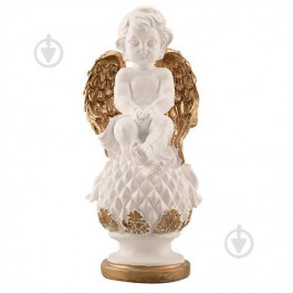 Decoline Статуетка  Ангел на кулі біло-золотий (гіпс) AN0701-3(G)