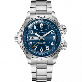   Hamilton Khaki Aviation X-Wind Day Date Auto 45 mm Blue Dial (H77765141)