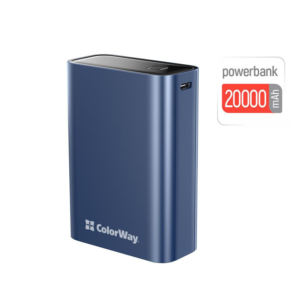 ColorWay Full power 20000mAh Blue (CW-PB200LPG2BL-PDD) - зображення 1