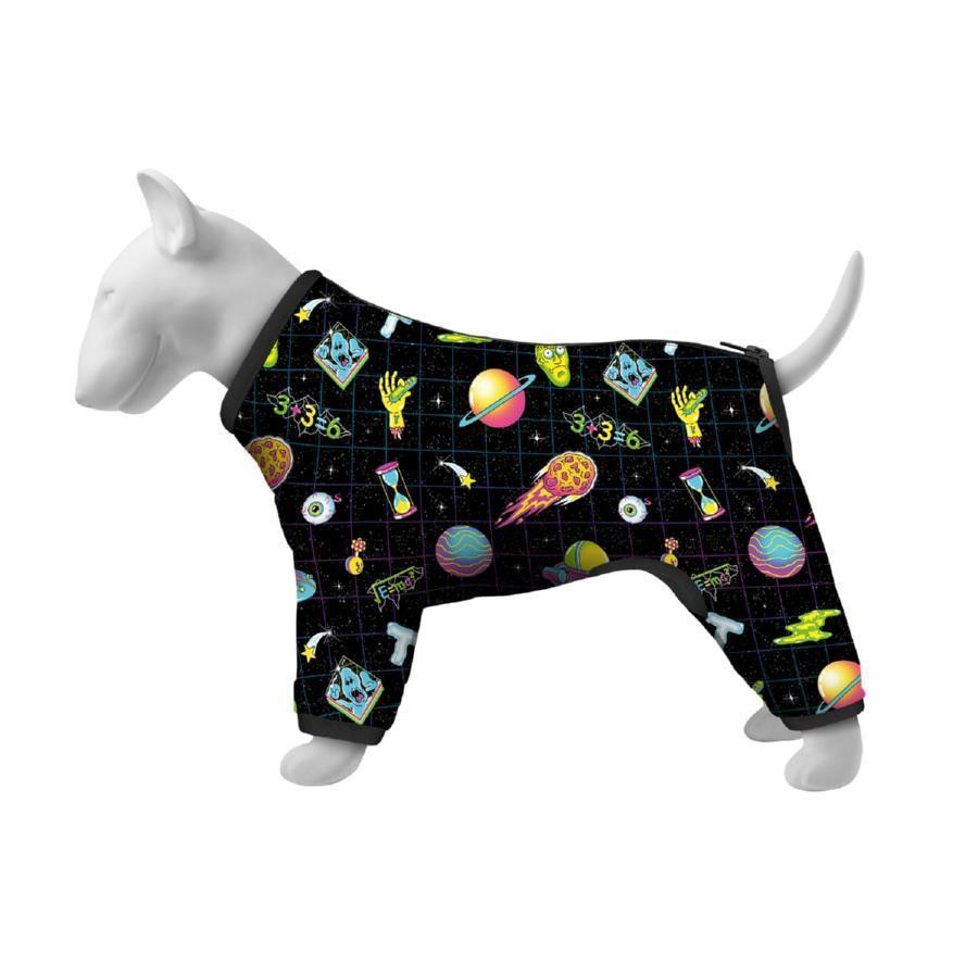 WAUDOG Дощовик для собак  Clothes малюнок "Рік та Морті 2" S35 В 47-51 см С 35-39 см (4823089345758) - зображення 1