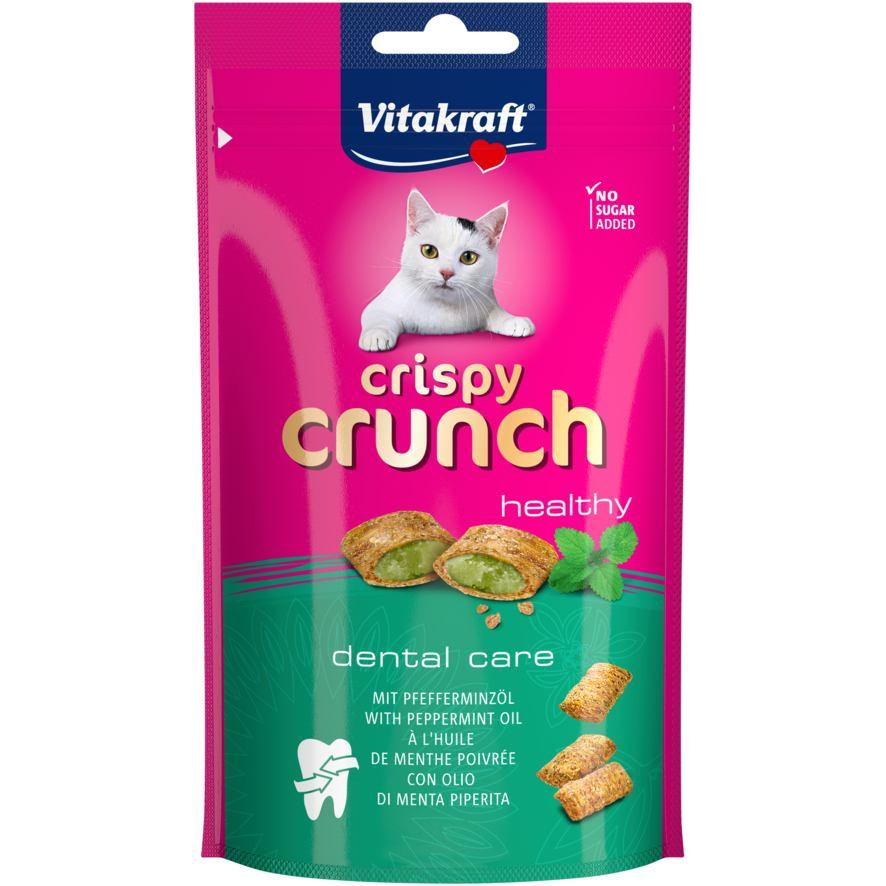 Vitakraft Crispy Crunch подушечки для зубів з м'ятою 60 г (4008239288134) - зображення 1