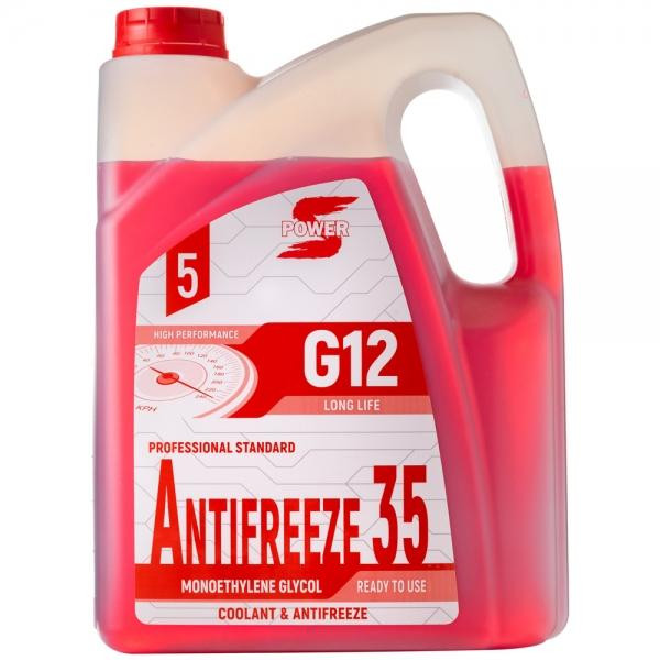  S-POWER Antifreeze 35 G12 Red 5кг - зображення 1