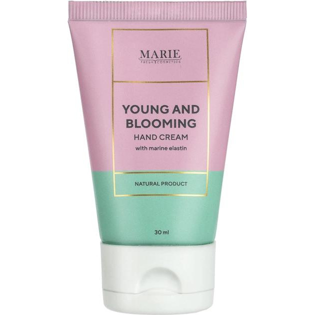 Marie Fresh Cosmetics Крем для рук  Young and Blooming с морским эластином 30 мл (4820222770972) - зображення 1