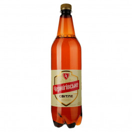 Чернігівське Пиво  світле пастеризоване 4.6% 1.12 л (4820034926314)