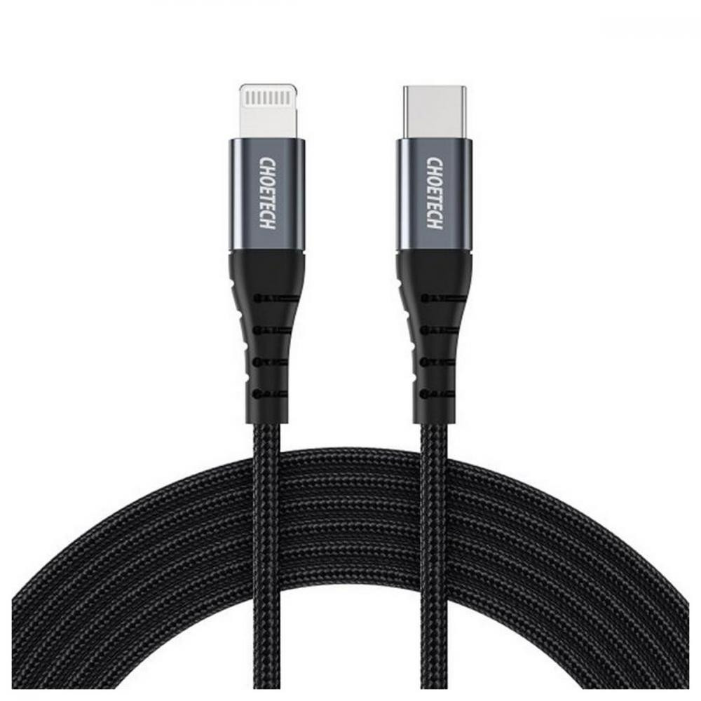 Choetech USB Type-C to Lightning 2m Black (IP0041-BK) - зображення 1