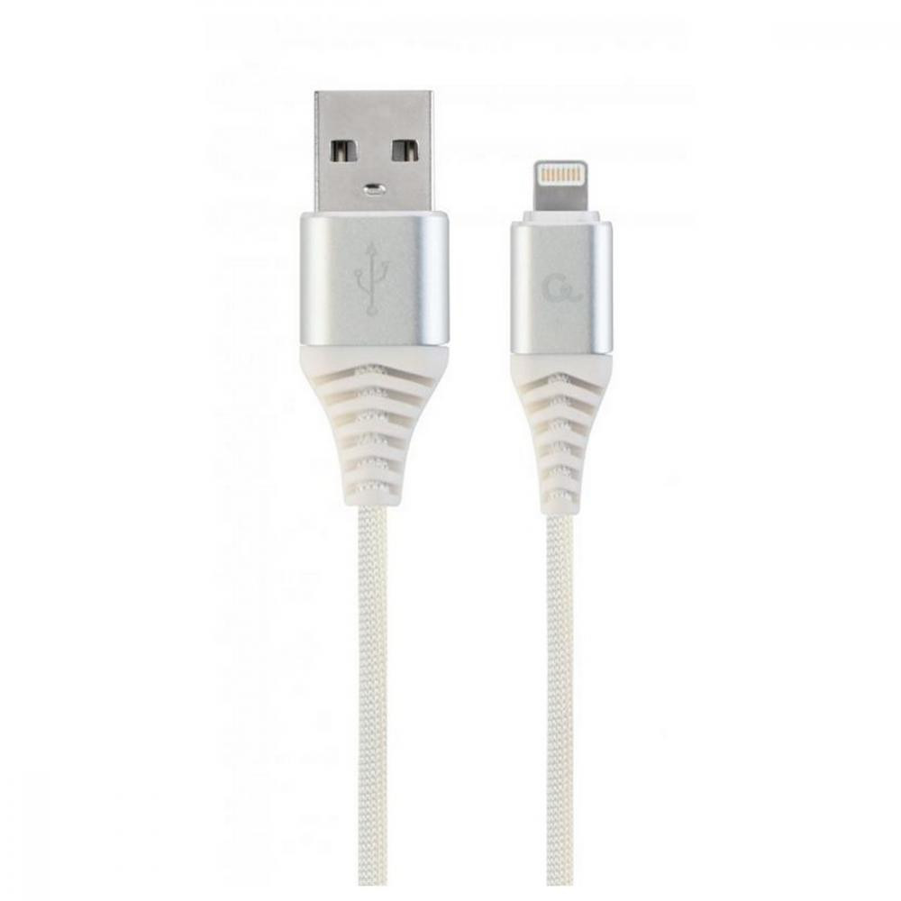 Cablexpert Premium USB/Apple Lightning White 2m (CC-USB2B-AMLM-2M-BW2) - зображення 1