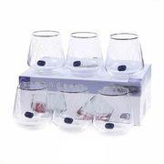 Crystalite Набор стаканов для виски Sandra 290мл 23013/290S/M8700