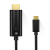 Choetech USB 3.1 Type-C M to HDMI Thunderbolt 3 3m Black (XCH-0030) - зображення 2