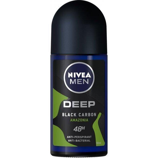 Nivea Антиперспірант Men Black Carbon Amazonia 50 мл - зображення 1