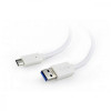 Cablexpert USB3.0 CM/AM 1m (CCP-USB3-AMCM-1M-W) - зображення 1