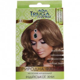 Triuga Herbal Натуральная краска для волос на основе хны  Herbal Темно-русая 25 г (8908003544243)