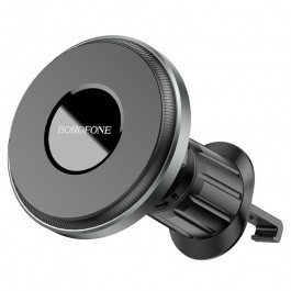 Borofone BH77 Seaside air outlet ring magnetic car holder Black