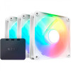 NZXT F120 RGB Core Matte White 3-Pack (RF-C12TF-W1) - зображення 1