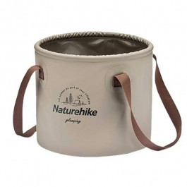 Naturehike Round bucket PVC 20 л light coffee NH20SJ040